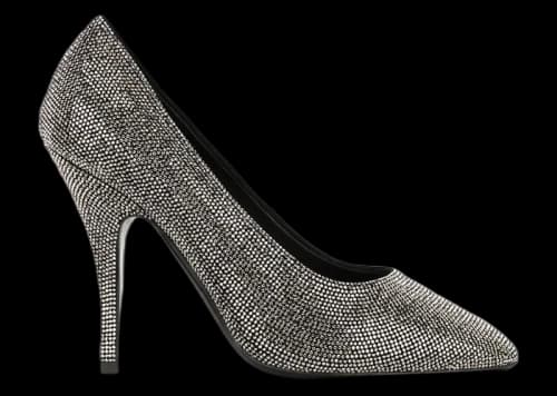 Ferragamo Crystal-Embellished Pumps Gray (Women's)