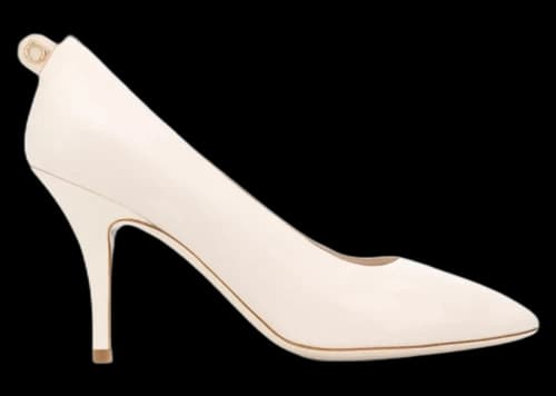 Ferragamo Almond-Toe Pumps White (Women's)