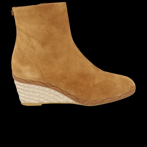 Ferragamo Canaria Suede Booties Camel (Women's)