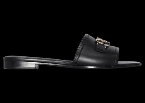 Ferragamo Slip-On Sandals Black (Women's)
