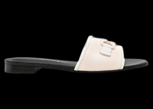 Ferragamo Rhodes Gancini-Logo Sandals Pink (Women's)