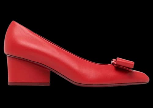 Ferragamo Viva 55 Bow Pumps Red (Women's)