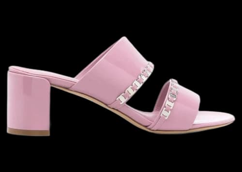 Ferragamo Braided Slip-On Sandals Pink (Women's)