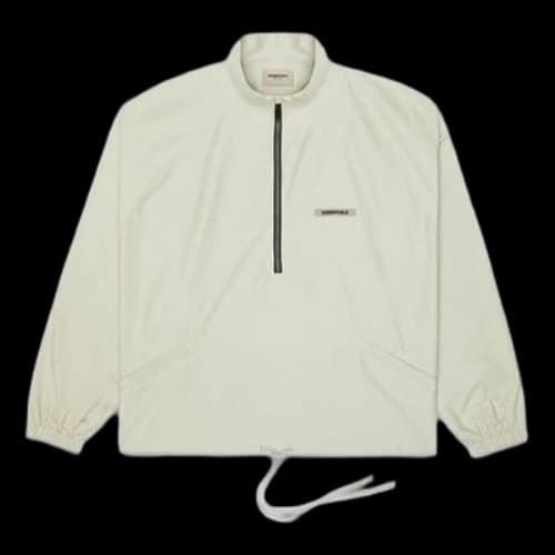 Fear of God Essentials FW20 Half Zip Track Jacket 'Sage'