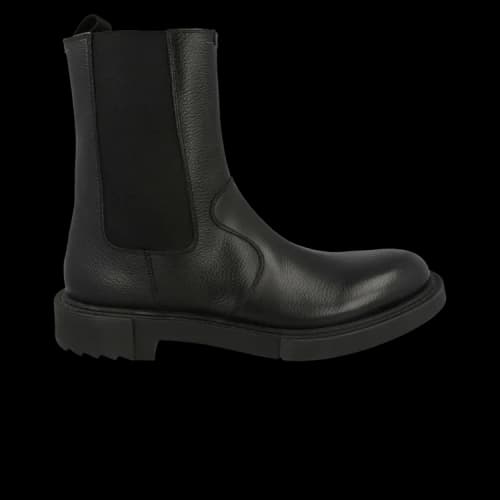 Ferragamo Loreno Leather Chelsea Boots Black