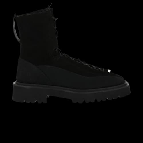 Ferragamo Atlante Combat Boots Black