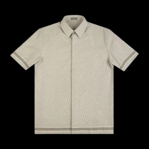 Dior x Daniel Arsham Poplin With Oblique Jacquard Shirt 'White'