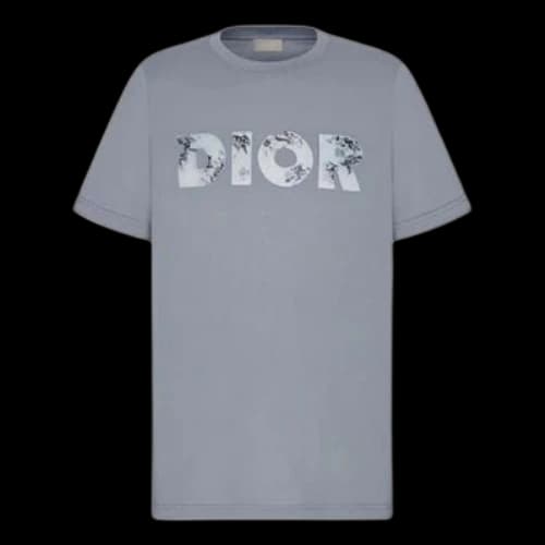 DIOR SS20 Daniel Arsham 3D-Printed Cotton For Men Grey