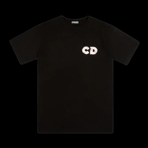 Dior x Daniel Arsham Eroded 'CD' & Basketball 3D Print Tee 'Black'