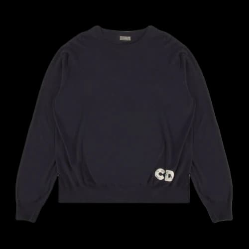 Dior Knit CD Arsham Logo Bottom Right Corner 'Navy'