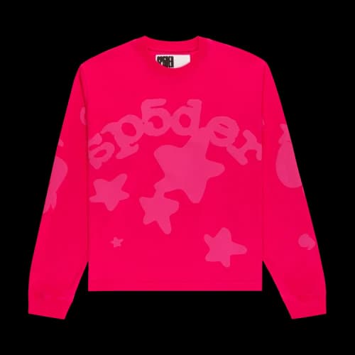 Sp5der Beluga Long-Sleeve 'Pink'
