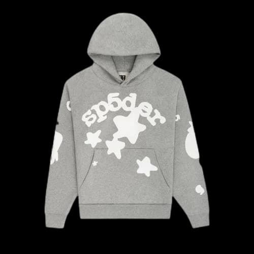 Sp5der Beluga Hoodie 'Dark Heather Grey'