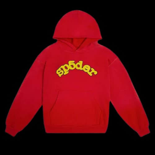 Sp5der Og Logo Hoodie 'Red'