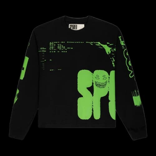 Sp5der X-Ray Long-Sleeve Tee 'Black'