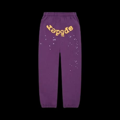 Sp5der Star Og Web V2 Sweatpant 'Purple'