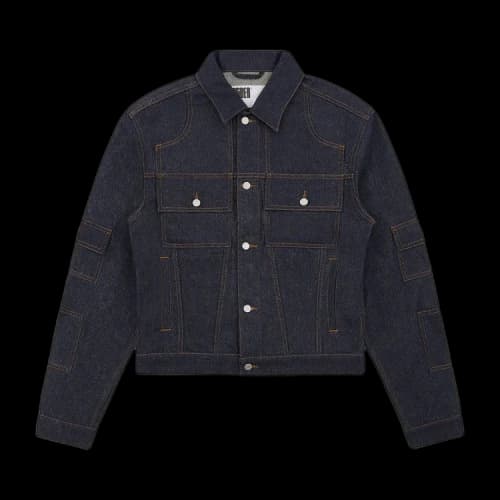Sp5der Denim V3 Truck Jacket 'Indigo Denim'