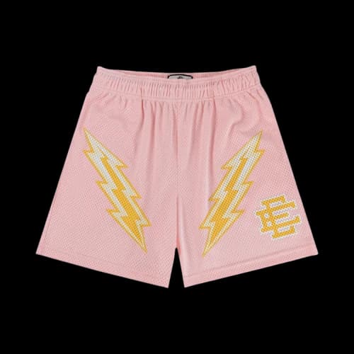 Eric Emanuel EE Short 'Rose Quartz/Yellow Bolt'