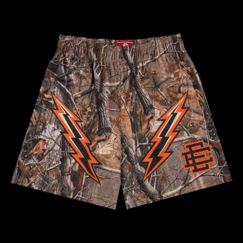 Eric Emanuel EE Basic Short 'Tree Camo/Black/Orange Bolt'