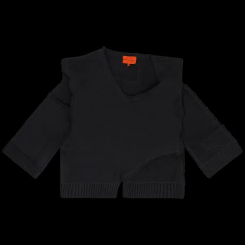Who Decides War Unadorned Sweater Vest 'Black'