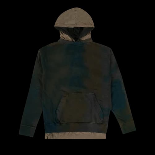 Rhude Layered Hooded Sweatshirt 'Green'