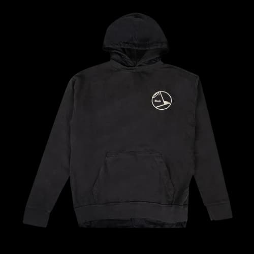 Rhude Layered French Terry Hooded Sweatshirt 'Black'
