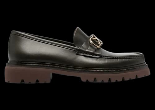Ferragamo Ornament Slip-On Green