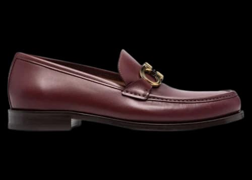 Ferragamo Ornament Slip-On Purple Gold