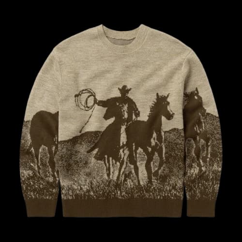 One Of These Days Spirit Of The Planes Knit Sweater 'Brown'