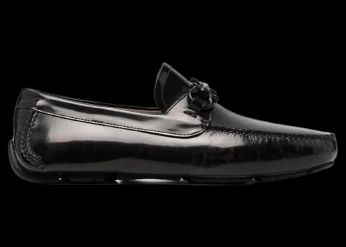 Ferragamo Paris Leather Loafers Brown