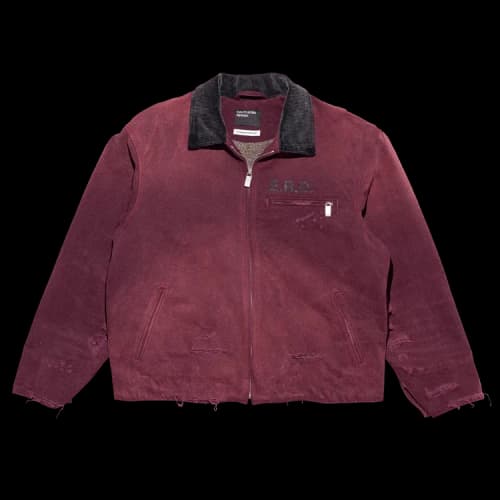 Enfants Riches Déprimés Blanket Lined Work Jacket 'Vineyard Wine'