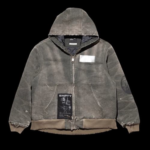 Enfants Riches Déprimés War Started Hooded Work Jacket 'Crust Olive'