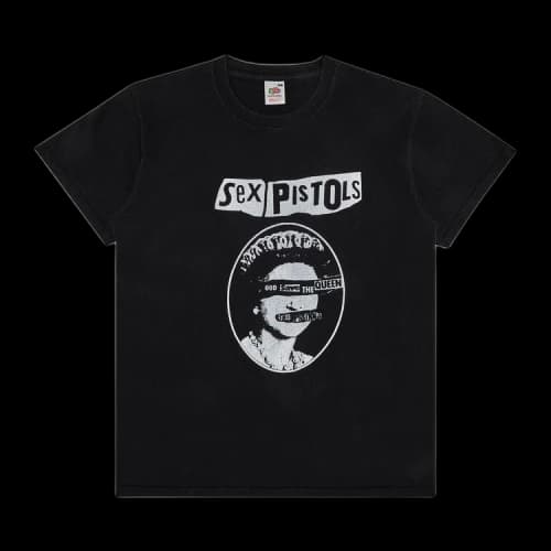 Vintage 90s Sex Pistols God Save The Queen Tee 'Black'