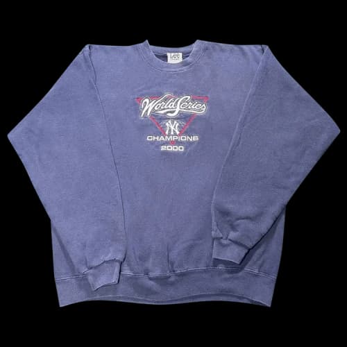 Vintage New York Yankees World Series Champions Crewneck Sweatshirt 'Navy'
