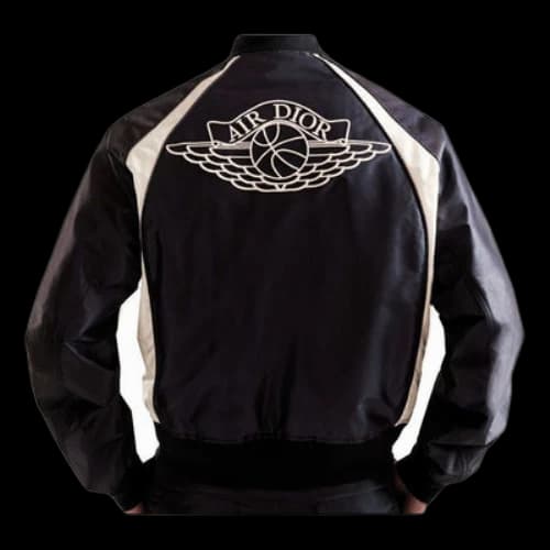 DIOR x Air Joint Capsule Spliced Baseball Casual Jacket For Men Navy