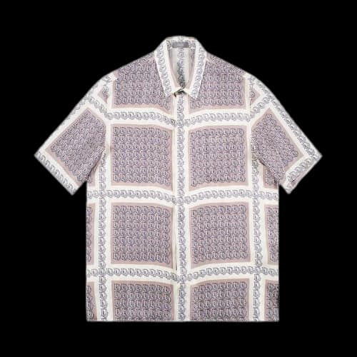Dior Oblique Checks Printed Shirt 'Beige/Ivory'