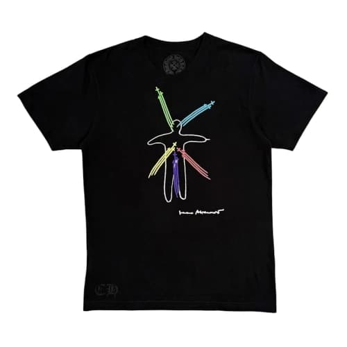 Chrome Hearts Marina Abramovic Stick Figure T-Shirt Black