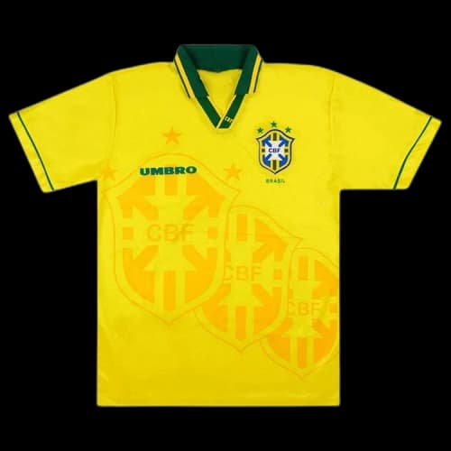 Umbro 1994 Brazil Player Issue Home Jersey 'Yellow'