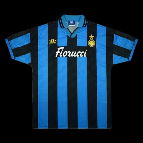 Umbro 1994-1995 Inter Milan Player Issue Home Jersey 'Blue/Black'