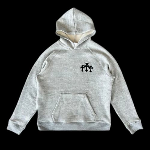 Chrome Hearts Triple Cross Hoodie 'Grey'