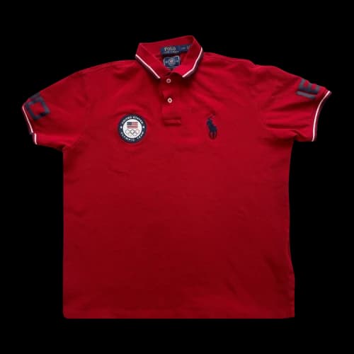 Polo by Ralph Lauren Vintage USA Olympics Polo 'Red'