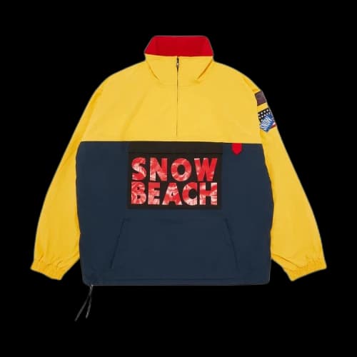 Polo Ralph Lauren Snow Beach Anorak In Yellow/Red/Blue