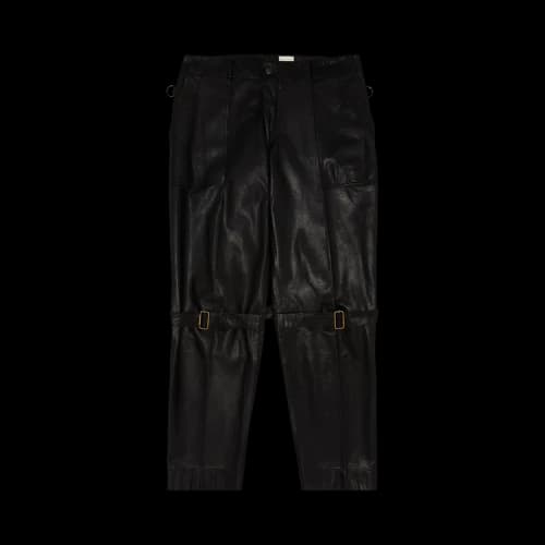 Vintage Vivienne Westwood Leather Bondage Trouser 'Black'