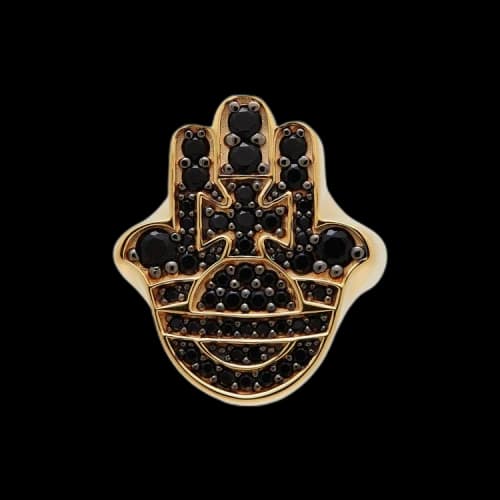 Vivienne Westwood Rojava Ring 'Gold/Black'