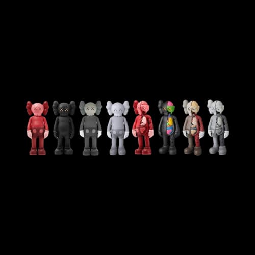 KAWS Companion Flayed & Companion Open Edition Vinyl Figure 'Set'