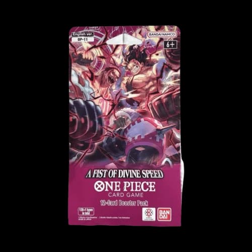 Bandai One Piece Card Game A Fist Of Divine Speed Sleeved Booster Pack