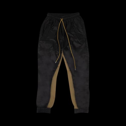 Rhude Color Block Track Trousers 'Black/Brown'