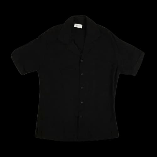 Rhude Short-Sleeve Cobra Button Down Shirt 'Black'