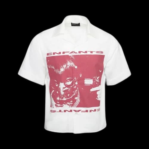 Enfants Riches Déprimés Girl/Gun Chemise 'White/Red'