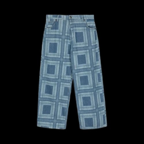 Charles Jeffrey Loverboy Wide Denim Jean 'Blue'