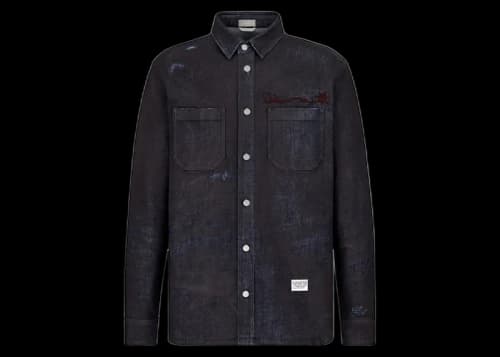 Dior x CACTUS JACK Overshirt Blue